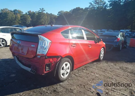 2011 Toyota Prius from USA, damaged, VIN JTDKN3DU9B1340981